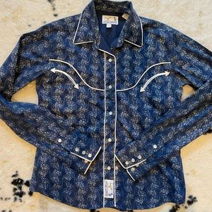 Panhandle Slim Pearl Snap shirt, Size S